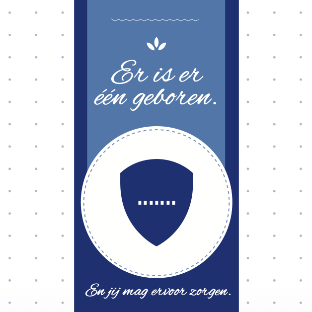 Geboortekaartje: Er is er één geboren. En jij mag ervoor zorgen.
